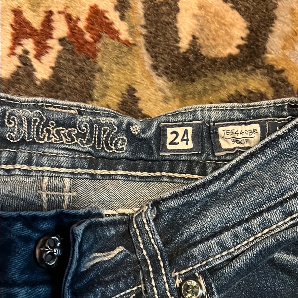 Ed Hardy Distressed Patchwork Jeans - image 2